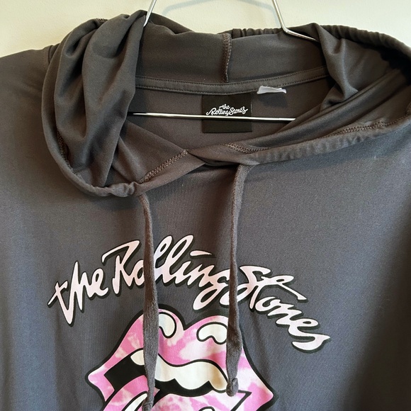 Rolling Stones Pullover Hoodie Dark Grey, Size Medium - Picture 2 of 10